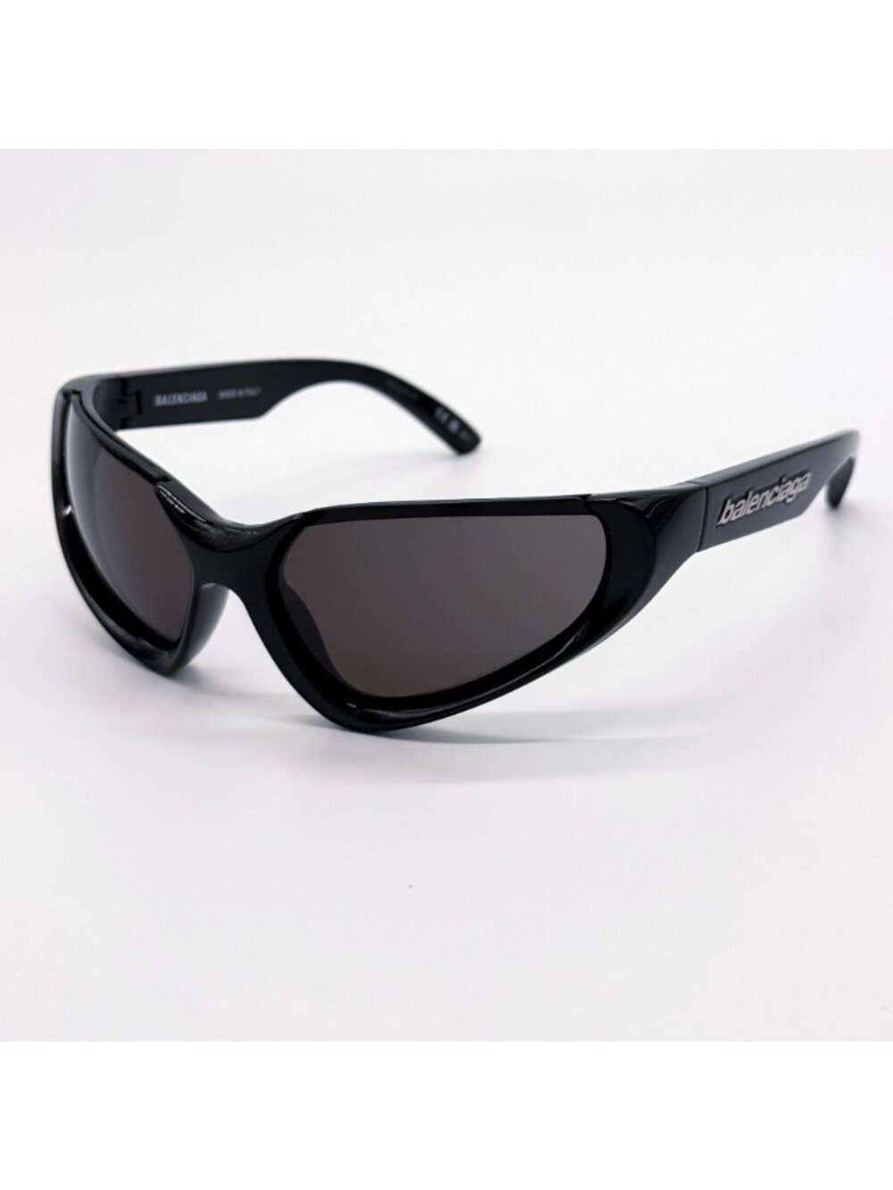NEW BALENCIAGA BB0202S 001 SUNGLASSES BLACK OVERSIZED WOMEN EYEWEAR BALENCIAGA - Picture 3 of 12